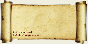 Andjelina Mijović vizit kartica